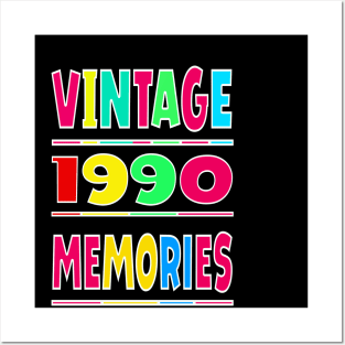 Vintage 1990 Memories Posters and Art